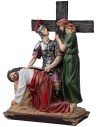 Statue in resina 15 stazioni Via Crucis 20 cm