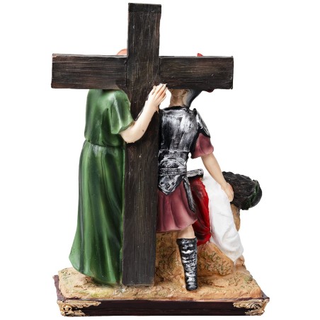 Estatuas de resina 14 estaciones Vía Crucis cm 9 para belén | Mondo Presepi