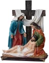 Statue in resina 15 stazioni Via Crucis 20 cm