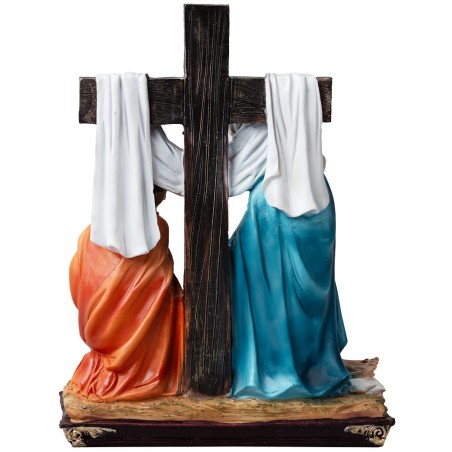 Estatuas de resina 14 estaciones Vía Crucis cm 9 para belén | Mondo Presepi