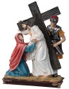 Resin statues 15 stations Via Crucis 20 cm