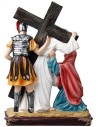 Resin statues 15 stations Via Crucis 20 cm
