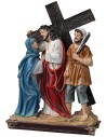 Statue in resina 15 stazioni Via Crucis 20 cm