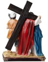 Statue in resina 15 stazioni Via Crucis 20 cm