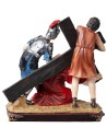 Estatuas en resina 15 estaciones Via Crucis 20 cm