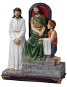 Resin statues 15 stations Via Crucis 20 cm