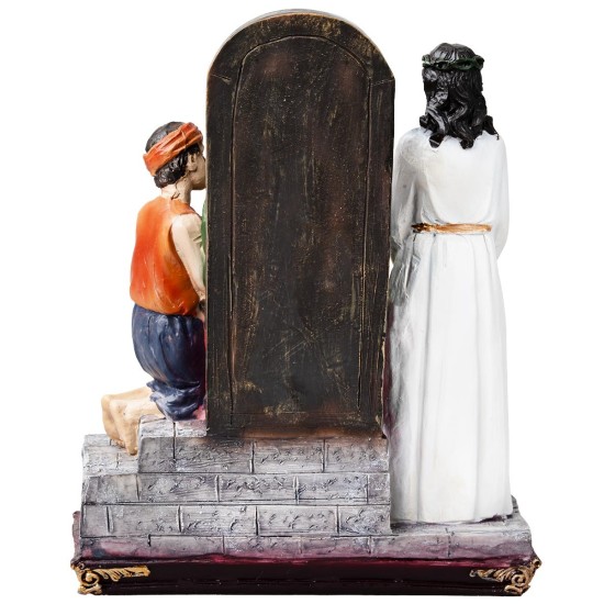 Statue in resina 15 stazioni Via Crucis 20 cm
