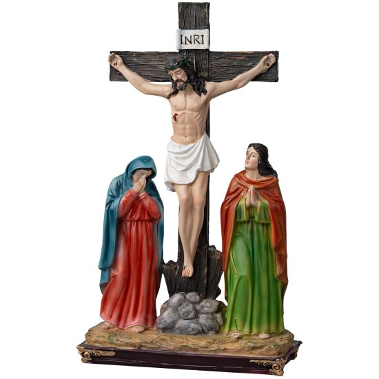 Estatuas de resina 14 estaciones Vía Crucis cm 9 para belén | Mondo Presepi