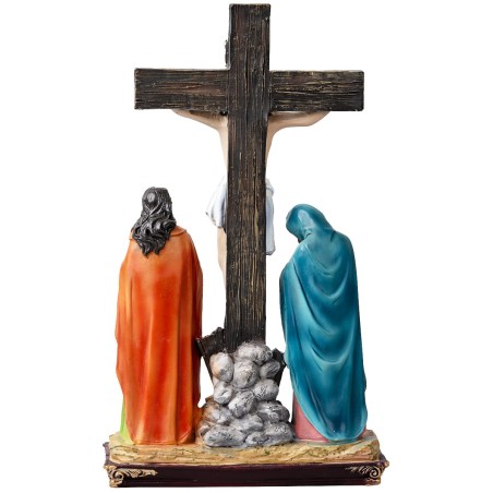 Statue in resina 15 stazioni Via Crucis 20 cm
