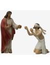 Estatuas Pascuales Jesús devuelve la vista al ciego cm 9