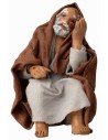 Pastor sentado que descansa serie 12 cm