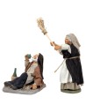 Set mujer que golpea a marido serie 12 cm