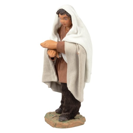 Uomo al balcone 12 cm per presepe Mondo Presepi
