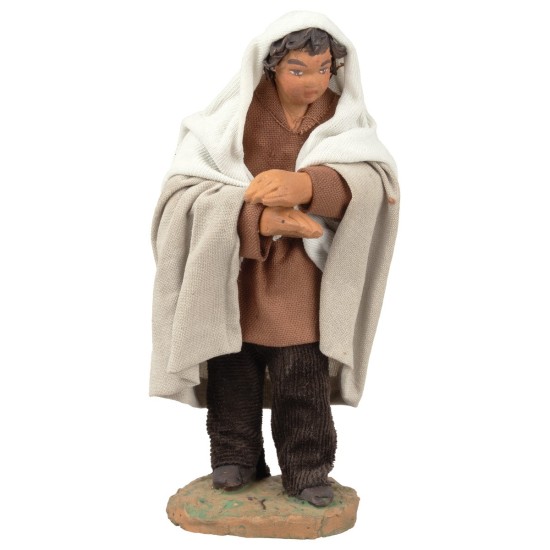 Man on the balcony 12 cm for Nativity scene Mondo Presepi