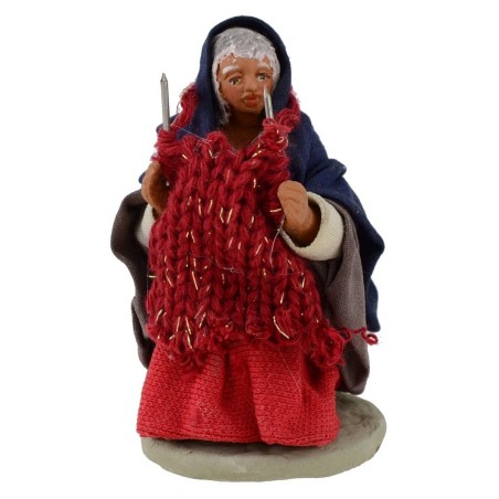 Seated Knitter Series 10 cm Nativity World