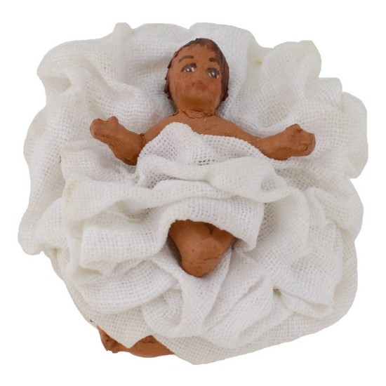 Natività 3 soggetti 10 cm Mondo Presepi