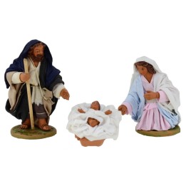 Nativity 3 figures 10 cm