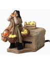 Venditore con cesti di frutta serie 10 cm in movimento