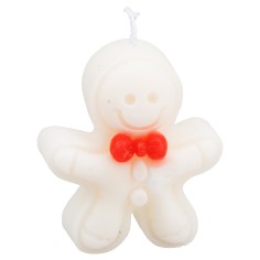 Vela hombrecito de jengibre perfumada en cera de soya 7 cm.