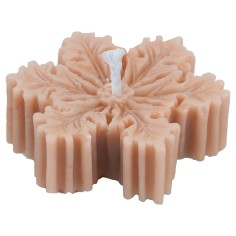 Scented snowflake candle in soy wax 6 cm