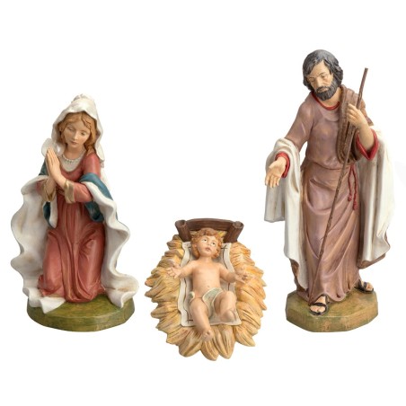 Natividad cm 45 Lux Euromarchi set 3 sujetos Mundo Pesebres