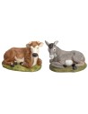 Lux ox and donkey set for 45 cm statues Euromarchi