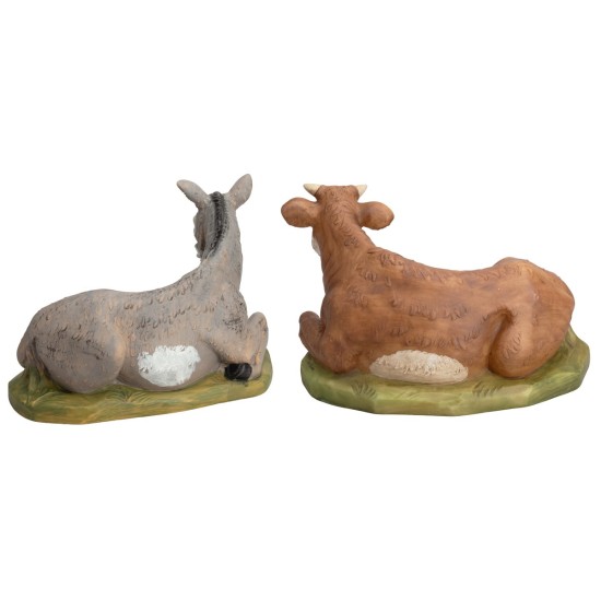 Set ox and donkey Lux for statues cm 45 Euromarchi Mondo Presepi