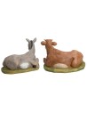 Set buey y asno Lux para estatuas cm 45 Euromarchi