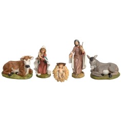 Nativity 5 subjects series 45 cm Lux Euromarchi for nativity scene 2