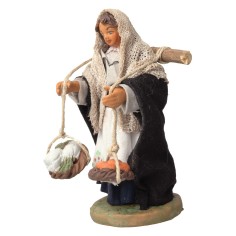 copia di Raccoglitrice di frutta 10 cm per presepe Mondo Presepi 2