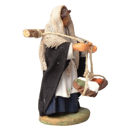 Cosechadora de frutas de 10 cm para belén Mondo Presepi