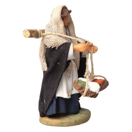 copia di Raccoglitrice di frutta 10 cm per presepe Mondo Presepi