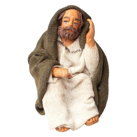 Hombre sentado que descansa serie 10 cm