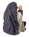 Vendedor sentado que llama con la mano a la boca serie 10 cm