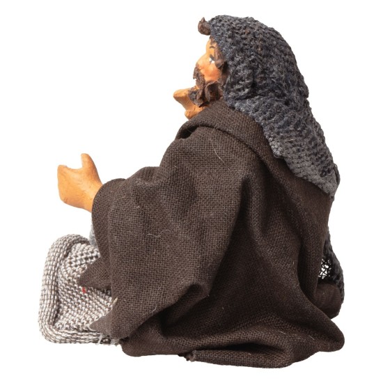 Vendedor sentado serie 10 cm