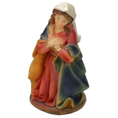 Madonna inginocchiata in resina serie 15 cm 2