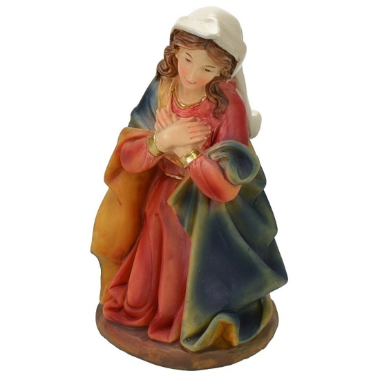 Madonna inginocchiata in resina serie 15 cm
