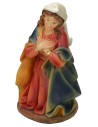 Kneeling Madonna in resin series 15 cm