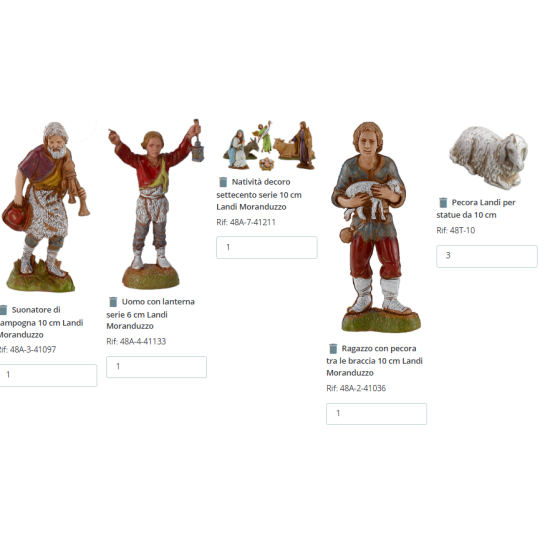 Nativity scene with lights and working fountain complete with figurines, dimensions 62x50x45 cm h |