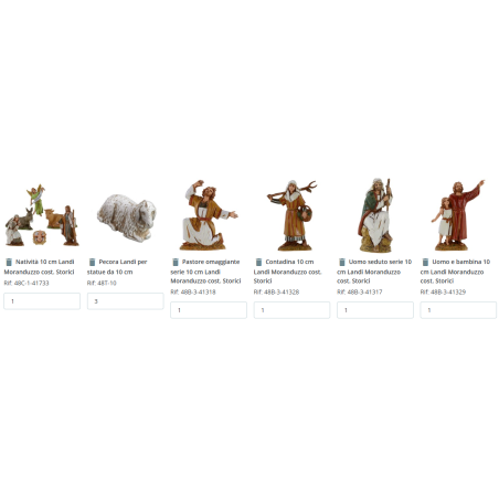 Illuminated Arab nativity scene cm 50x40x33 h for nativity scene | Mondo Presepi