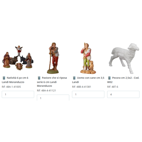 copy of Pesebre iluminado con cueva y estatuas Landi cm