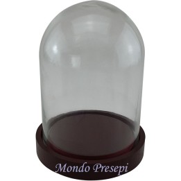 Bell empty glass cm 13x17,5 h.