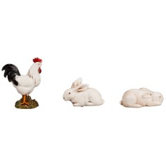 Set de 6 animales de granja serie 8-10 Landi Moranduzzo 2