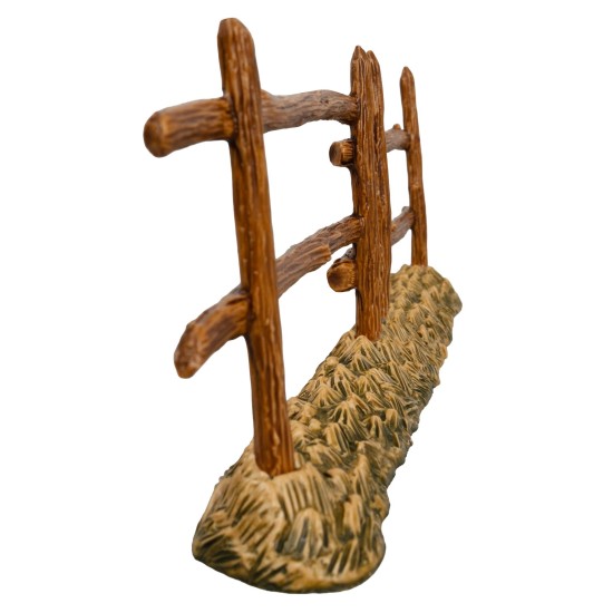 Set 2 staccionate doppie cm 21,5x7,1 h per presepe Mondo Presepi