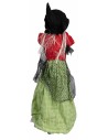 Witch with red and green lights and sounds 70 cm
