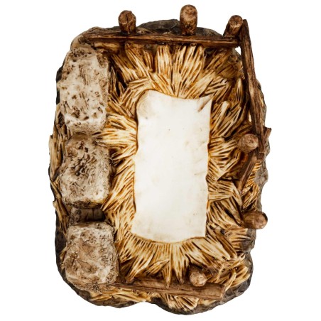 Baby Jesus with removable cradle in resin series 15 cm Landi