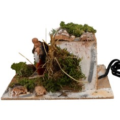 Donna con bimbo e cane serie 10 cm Landi Moranduzzo cm in 2