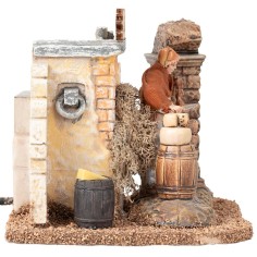 Salumiere con bottega serie 10 cm Landi Moranduzzo in movimento 2