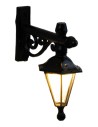 Wall lantern cm 4x4.1 with warm white LED light 12v