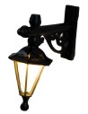 Wall lantern cm 4x4.1 with warm white LED light 12v